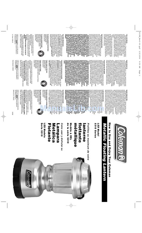 coleman   user manual   manualslib