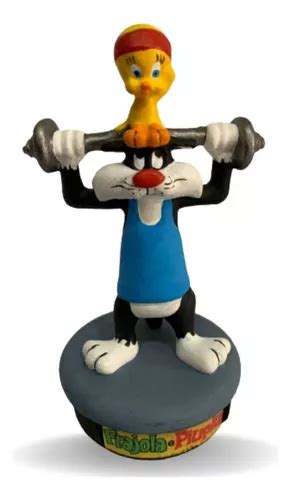 Boneco Metal Pernalonga Looney Tunes Frajola Piu Piu Parcelamento Sem