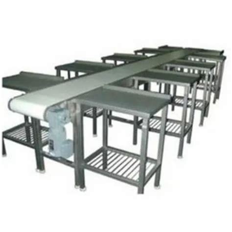 Mild Steel Material Handling Belt Conveyor Capacity 50 100 Kg Per Feet At Rs 300000piece In