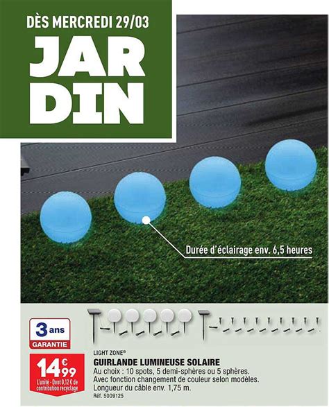 Promo Guirlande Lumineuse Solaire Light Zone Chez Aldi ICatalogue Fr