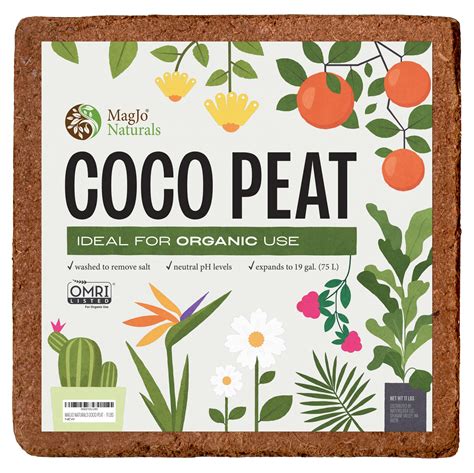 Buy Magjo Naturals Pure Coco Coir Coco Peat Pound Block Kg