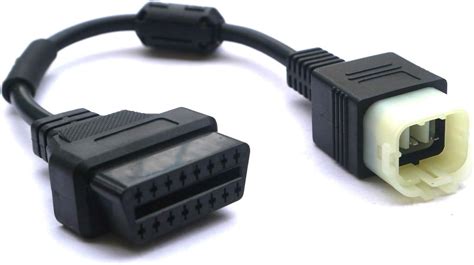 Amazon Fr Adaptateur Prise Pour Moto KTM 6 Broches Plug Vers OBD 2