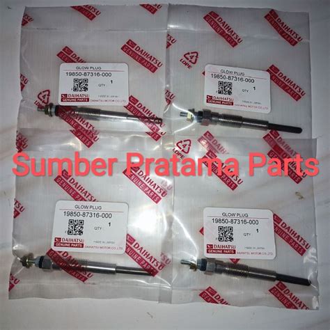 Glow Plug Glowplug Busi Pemanas Busi Bakar Pijar Busi Pijar 10 5V 10