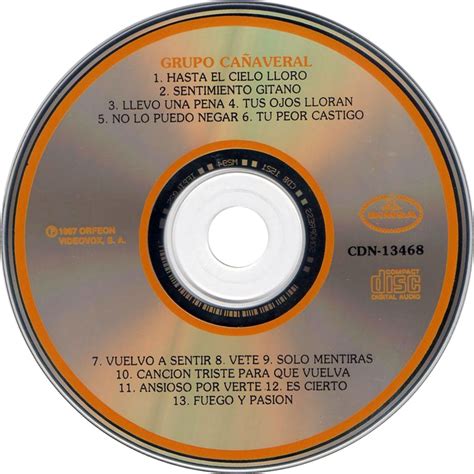 Carátula Cd de Grupo Cañaveral Volumen Ii Hasta El Cielo Lloro Portada