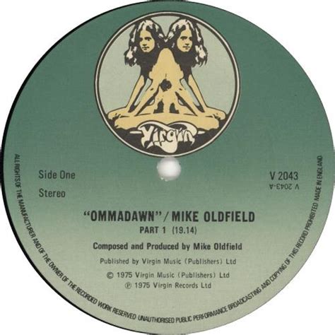 Mike Oldfield Ommadawn Rd Uk Vinyl Lp Album Lp Record