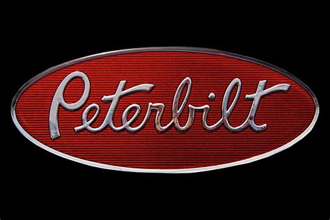 peterbilt emblem black  photograph  nick gray