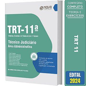 Caderno de Questões TRT 11 2023 Técnico Judiciário Área