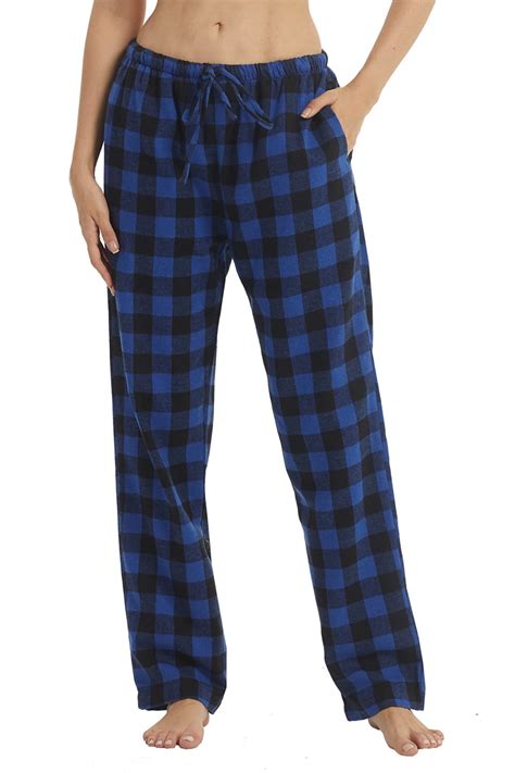 Yushow Womens Flannel Pajama Pants For Women Soft Plaid Pj Bottoms