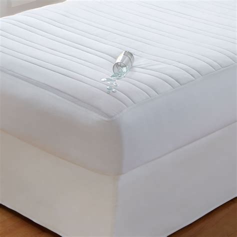 BrylaneHome Soft & Dry Waterproof Pad Mattress Pad - Queen, White - Walmart.com - Walmart.com