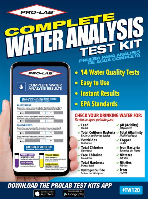 Complete Water Analysis Test Kit Pro Lab Test Kits