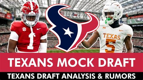 Latest Texans Mock Drafts Nfl Draft Prospects Adonai Mitchell Jer