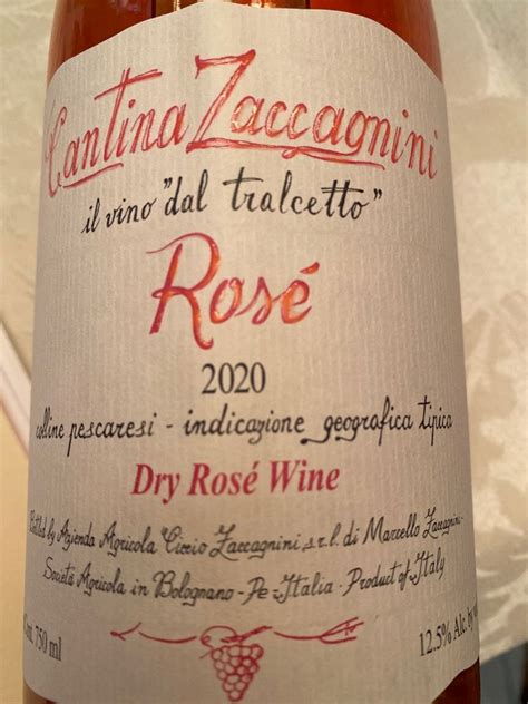 Cantina Zaccagnini Il Vino Dal Tralcetto Ros Italy Abruzzi