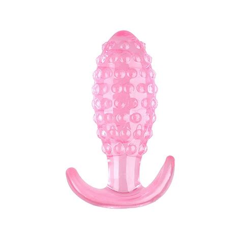 Plug Anal Em Silicone Textura De Bolinha 10 5x3 5cm Sexshop