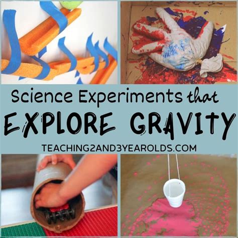 7 Fun Gravity Experiments for Preschoolers | Science experiments for ...