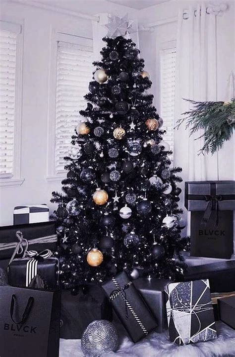 Black Silver And Gold Christmas Tree 🎅 🎄 🌟 R Christmasdecorating