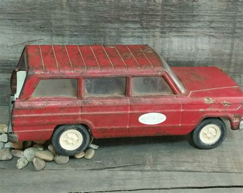 Reserved For Tiffany Vintage Tonka Jeep Wagoneer Toy 1960s Metal Jeep