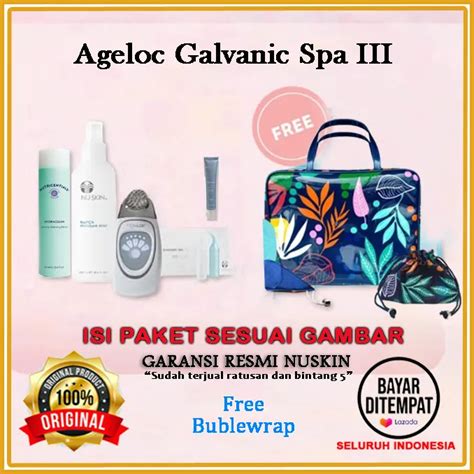 NEW Paket Lengkap Galvanic Facial Spa III Garansi Resmi Lazada