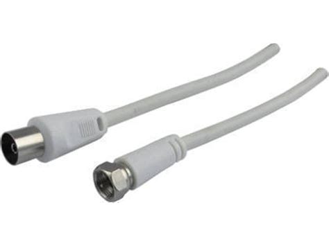 Cabo De Antena SCHWAIGER Coaxial 3 M Branco Worten Pt