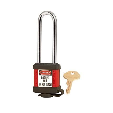 Zenex Safety Padlock Red 410ltred Lockout Tagout Shop