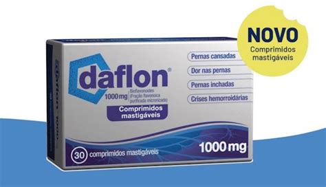 Daflon 1000mg x 30 Comprimidos Mastig veis Farmácia Nacional