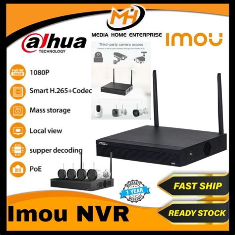 Dahua Imou Wireless Recorder Wifi Nvr Vault Live Ch P H