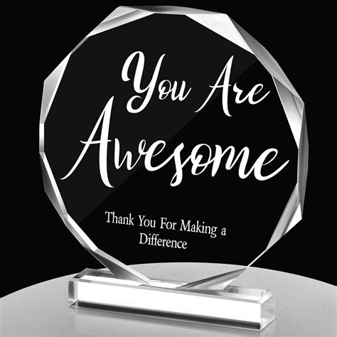 Amazon Yinder Thank You Gift For Women Acrylic Inspirational Gifts