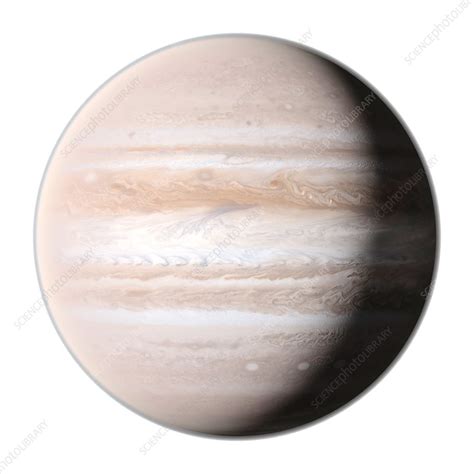 Planet Jupiter Illustration Stock Image F011 6153 Science Photo