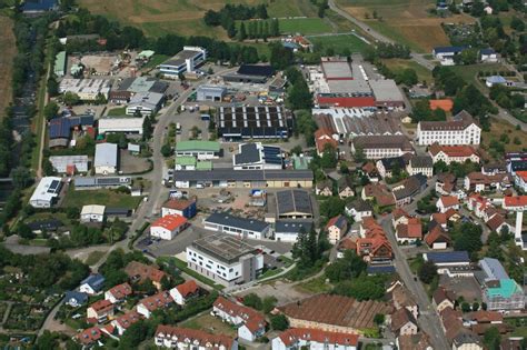 Luftbild Schopfheim Industrie Und Gewerbegebiet In Schopfheim Im