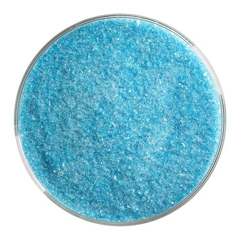 Turquoise Blue Transparent Fine Frit Fusible