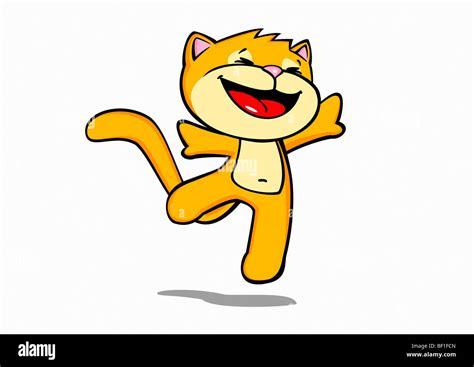 A dancing cartoon cat hi-res stock photography and images - Alamy