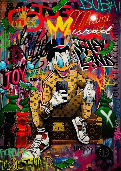 Pop Art Donald Duck Lv Fashion Posters And Prints By Theodore Brewer