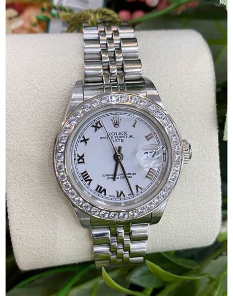 Rolex Lady Oyster Perpetual Date Ref Mm Automatic Watch Full Set