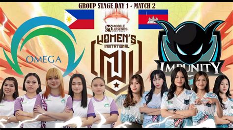 Smart Omega Vs Impunity Starlets Group Stage Day Match Mlbb