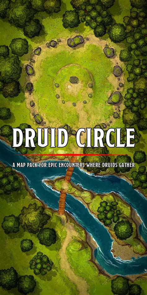 Druid Circle Map 25x50 Tehox Maps