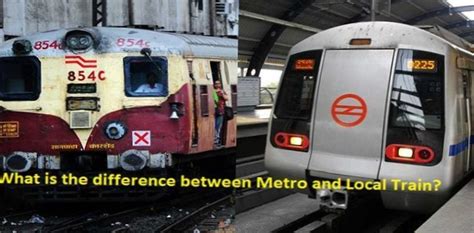 Diferencia Entre Metro Y Tren Differbetween