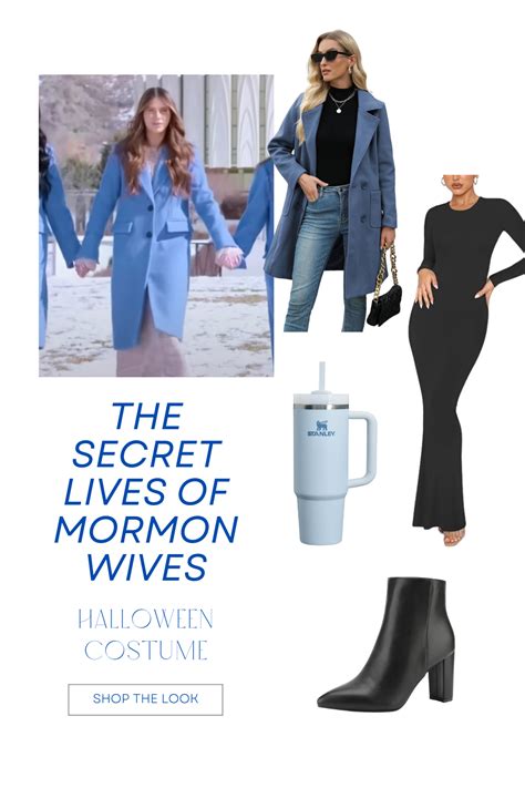 diy  minute halloween costume  secret lives  mormon wives
