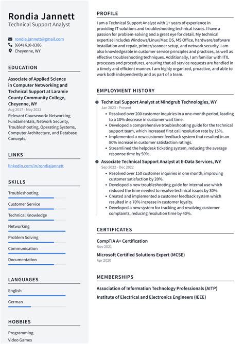 Meta Technical Support Analyst Resume Examples ResumeCat