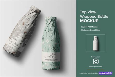 25 Splendid Gift Wrapping Paper Mockup Templates Creatisimo