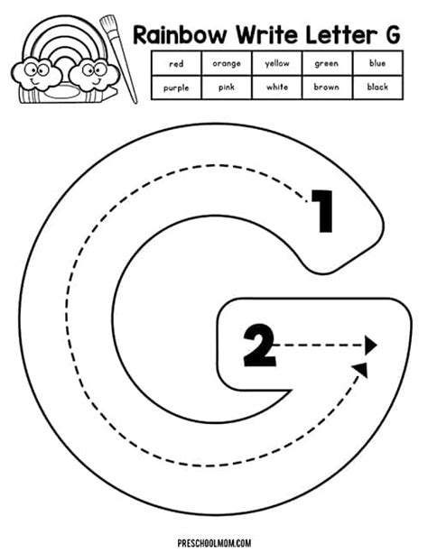 Letter G Preschool Printables Preschool Mom Worksheets Library