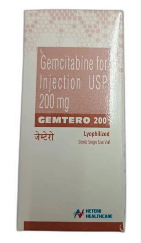 Gemtero Mg Injection Gemcitabine At Rs Vial Gemcitabine