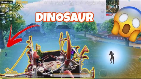 New Dinosaur Update In Pubg Mobile T Rex In Pubg Mobile New Update