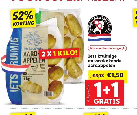 Iets Kruimige En Vastkokende Aardappelen X Kilo Aanbieding Bij Lidl