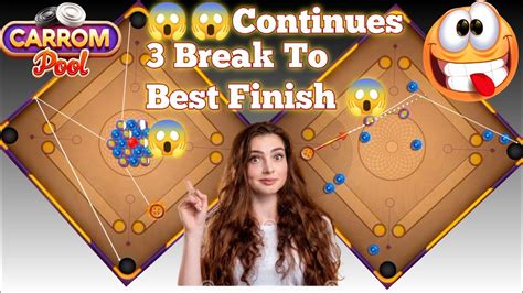 How To Hit Break To Finish Easilycarrom Pool Break Tricks