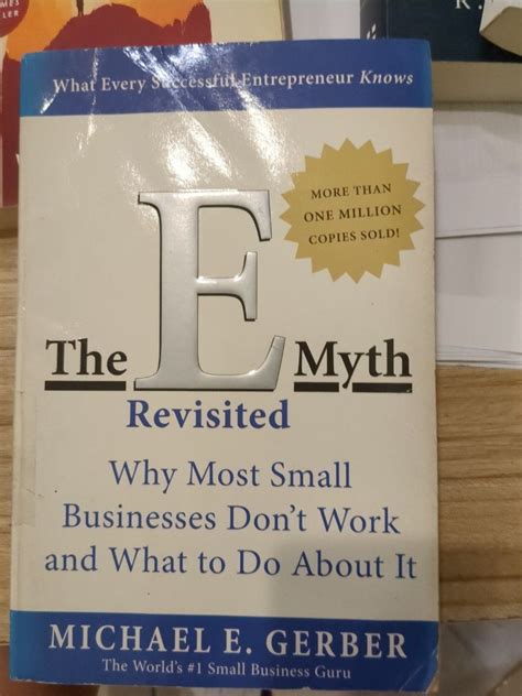 The E Myth Revisited By Michael E Gerber Hobbies Toys Books