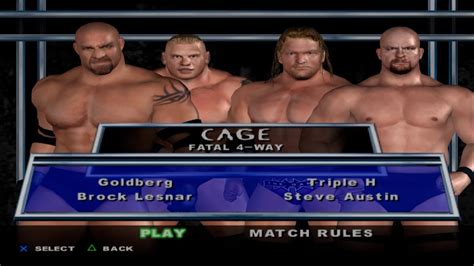 WWE SmackDown Here Comes The Pain Goldberg BrockLesnar TripleH