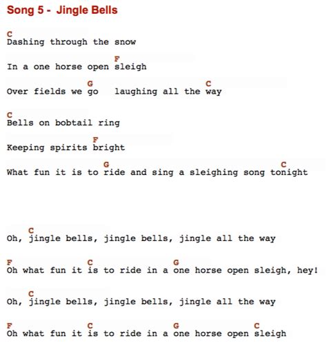 Ukulele Christmas Song 5 - Jingle Bells