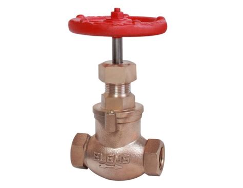 ELEMS Bronze Globe Steam Stop Valve IBR Screwed ELEMS VALVES