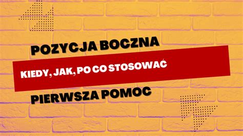 Pozycja Boczna W Pierwszej Pomocy