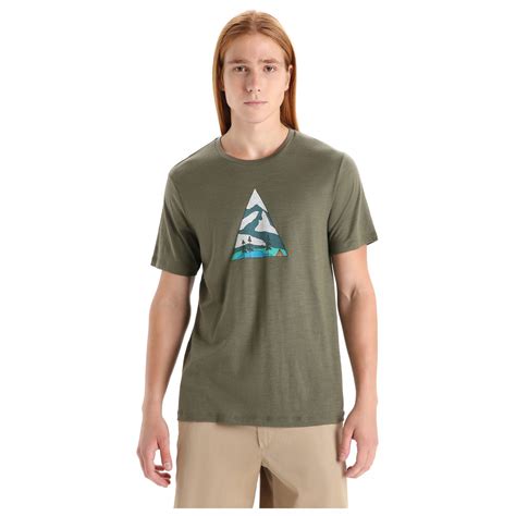 Icebreaker Tech Lite Ii S S Tee Camping Grounds Merinoshirt Herren Online Kaufen Bergfreunde De