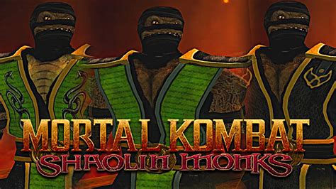 Human Reptile Remake Skins Mods Mod Mortal Kombat Shaolin Monksps2 Pcsx2 Atherx2 Youtube